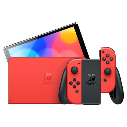 Console Nintendo Switch – Modèle OLED Edition Mario (rouge)