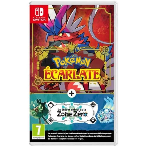 Pokemon Ecarlate + Pass D’extension Le Trésor Enfoui De La Zone Zéro SWITCH